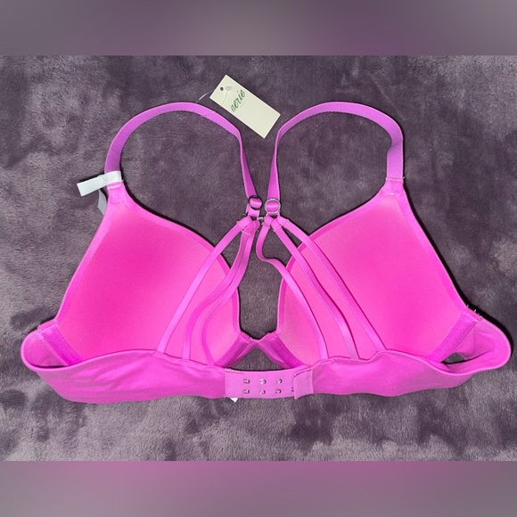 NWT - Aerie Fuschia Sunnie Full Coverage Strappy Bra - Size: 36B - Picture 3 of 3